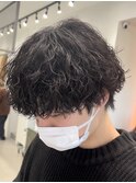 ツイストスパイラルパーマツイストパーマメンズマッシュパーマ