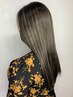 カット＋白髪ぼかしハイライト＋トリートメント　￥16500