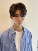 イヴォークトーキョーオーサカ(EVOKE TOKYO osaka)&nbsp;韓国風 こぼれバング センターパート