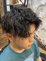 ヘアー クリエイト カルバリ(HAIR CREATE Calbari) アップバングツイスパ