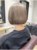 【堀惠】ミルクティーベージュグレージュミニボブ吉祥寺