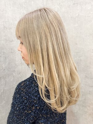 ブリーチ込デザインカラー￥9350～◎ブログやスタイルからStylist指名限定クーポンが超人気☆