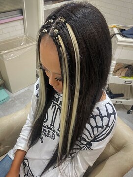 タンゴイ(tanGoi) カラーx編み込みエクステ