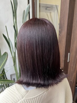 アン(Hair make un) ピンクブラウン