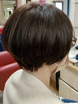 ヘアークリアー 春日部 大人可愛いショートボブ/涼しく小顔効果期待◎/30代40代50代