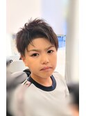 ツーブロックショートスタイル