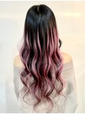 20代30代大人可愛い6Dエクステピンクアメジストカラー