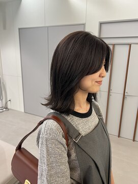 ローレンアオ(LOREN AO) 前髪/アンブレラカラー/こなれミディ/イメチェン/ウェーブパーマ