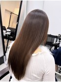 shinkaストレート(髪質改善縮毛)＋艶出しトリートメント