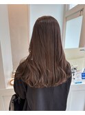 透明感ニュアンスカラー韓国風ヘアナチュラルウェーブ20代30代