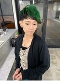 宜野湾#ブリーチカラー#レイヤーカット#インナーカラー#レイヤー