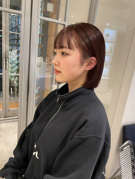 ヴィンスジオ 岐阜駅南(vince gio) パツッとボブ