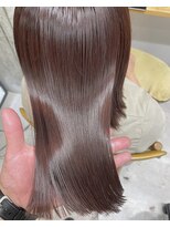 ディーエックス ウエスト(Dxxxx WEST)&nbsp;ブリーチなしピンクブラウンカラー  ピンクブラウンカラー