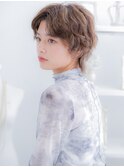 細めハイライト小顔マッシュウルフショートh3越谷20代30代40代