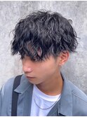 渋谷ツイストスパイラルツイスパメンズビジネスヘアルーズパーマ
