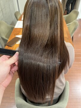 髪質改善ストレート