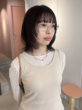 ニカ(NICA) 【NICA】レイヤーロブ×ラベンダーグレー☆友常