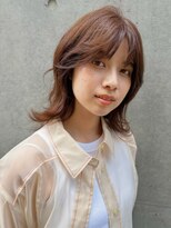 ガーデン 銀座(GARDEN)&nbsp;ウルフヘア ボブウルフ レイヤー 顔まわり 前髪 ヘアアレンジ