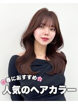 アマトウキョウスマートサロン(AMA TOKYO×Smart Salon)&nbsp;韓国ヘア　レイヤーカット　顔まわり