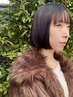 【鮫島里佳指名】カット&カラー ￥15950