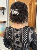 メイクス 表参道(MAKE'S omotesando)&nbsp;ボブでもできるふわふわハーフアップ