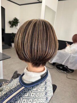 ログ(LOG) 白髪ぼかし◎アンブレラカラー◎ショート◎高松