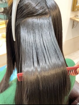 ボクノ 2号店(bokuno) セミロング　バージン毛×髪質改善矯正