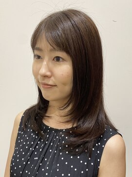 ピークアブー アヴェダ アトレ恵比寿(PEEK-A-BOO AVEDA) ミディアムレイヤーベージュパーマ