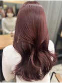 ブリーチなし／ピンクカラー／ラベンダーピンク◎矢口