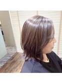 ショート/イルミナカラー/ヘッドスパ/前髪カット/白髪ぼかし