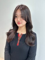 ロンドルピナス 小倉(Lond Lupinus)&nbsp;黒髪カタログ/オリーブグレー/ココアベージュ/小顔に見せるヘア