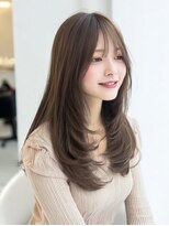 ハーツ 神保町(HEARTS)&nbsp;ハーフ顔☆透け感バング×グレージュカラー