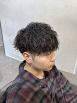 サロンドクオリア(Salon de Qualia)&nbsp;ツイストスパイラル/メンズパーマ/マッシュショート/S