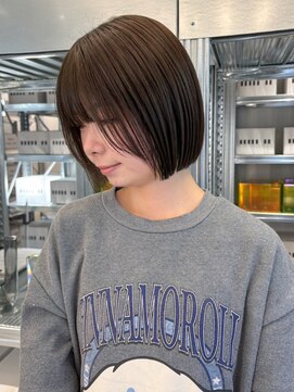 ノエロク 岐阜(noe rok) ワンレンボブ/韓国/ボブ/髪質改善/縮毛矯正/岐阜s45
