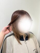 アリエル セバスチャン&nbsp;オレンジブラウン×ハイトーンベージュインナーウルフ