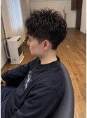 無造作ショートパーマ