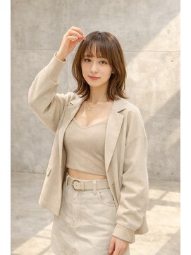 アグ ヘアー ロジェット 松本桐店(Agu hair rojet) レイヤーボブ×外はね