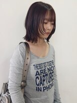ニコフクオカヘアーメイク(NIKO Fukuoka Hair Make)&nbsp;[NIKO]レイヤーボブ/艶カラー/オレンジブラウン