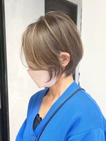 ジービージー(GBG) くびれショートボブ40代50代グレイカラー白髪染め白髪ぼかし