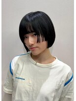 フェイス 石川町 (FACE) ラインで魅せるミニボブスタイル