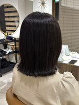 オリ 仙台(Oli)&nbsp;ダークパープル/ナチュラルショート/夏のヘアアレンジ/仙台