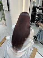 ジーナ 吉塚(Zina) 艶髪 カシスブラウン【福田れん】吉塚美容室 髪質改善 暖色