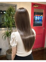 エイム ヘア リアム 調布店(eim hair liam)&nbsp;透明感カラー/アッシュグレージュ/ベージュ/ロングヘア/調布駅