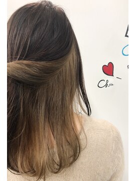 ノラ シンディ(NORA CYNDY) キャメルブラウン×グレージュインナーカラー☆