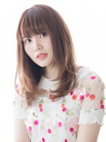 グランシュ 青葉台店(GranCieux)&nbsp;【QUATRO】透明感ベージュのワンカールストレート