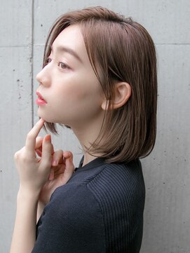 ルティア(Lutia) まとまるボブ 自然な内巻き 縮毛矯正☆