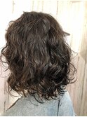 外人風エアリーパーマ