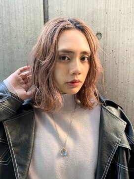 ヘアサロンエム 渋谷店(HAIR SALON M) クールショート/ボブルフ/ピンクベージュ/シルバーカラー