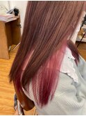 ソンブレカラー/韓国風/アッシュパープル/インナーカラー