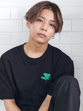 オーブ ヘアー レイ 沖縄北谷店(AUBE HAIR ray) 【AUBE HAIR】ニュアンスパーマ_センターパート